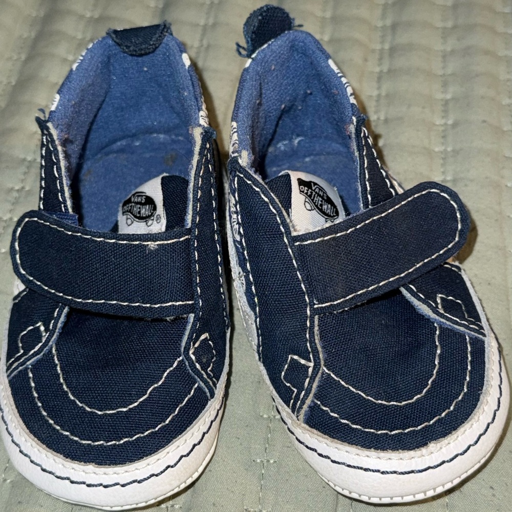 Vans Blue Sneakers Classic Slip-On Style